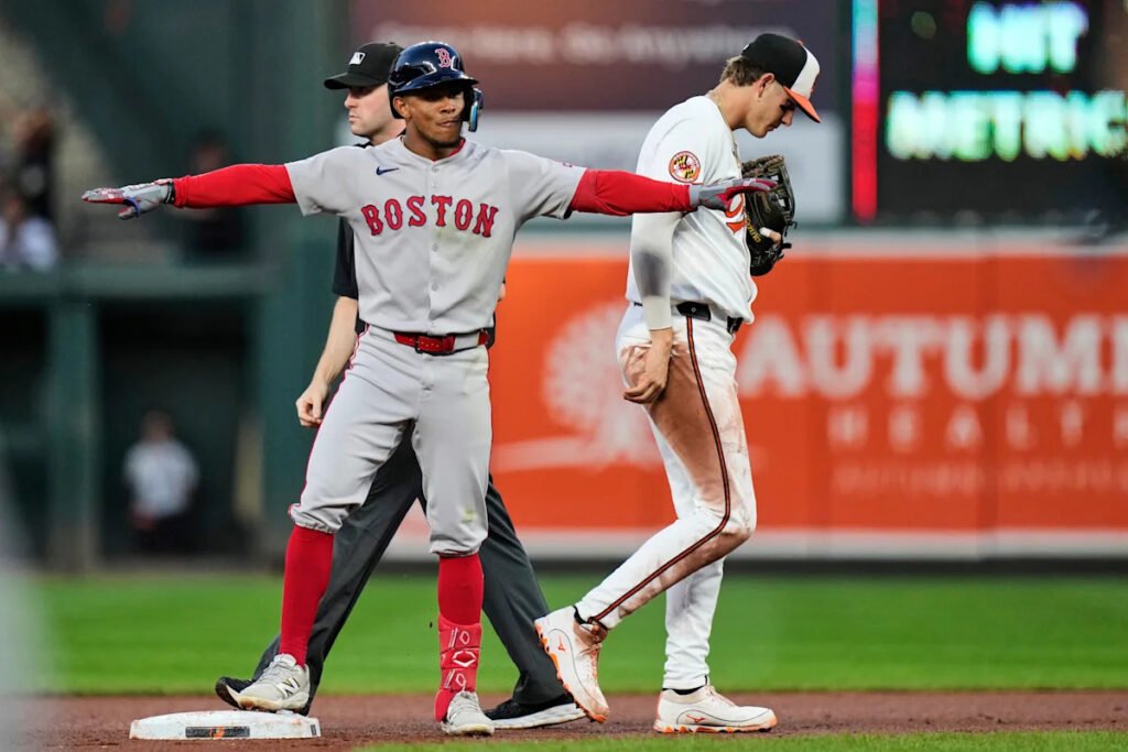 Ceddanne Rafaela hits a 2-run homer in the ninth to rally the Red Sox past the Orioles 3-2