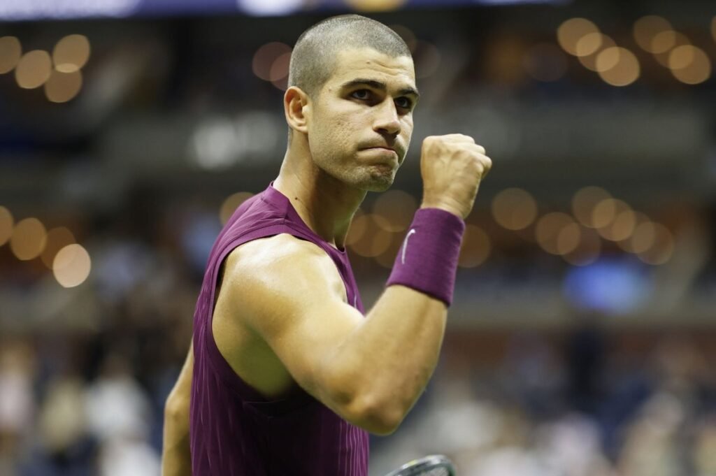 U.S. Open 2025: Unrhythmic Alcaraz climbs to second round, Keys upset