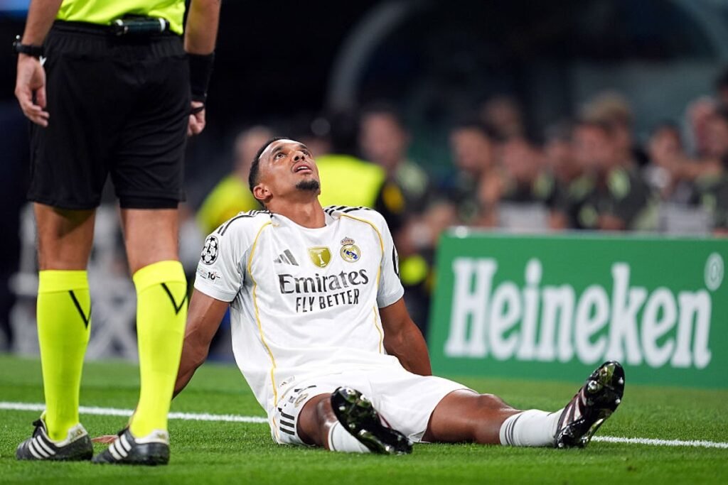 Trent Alexander-Arnold suffers injury heartache in Champions League debut for Real Madrid