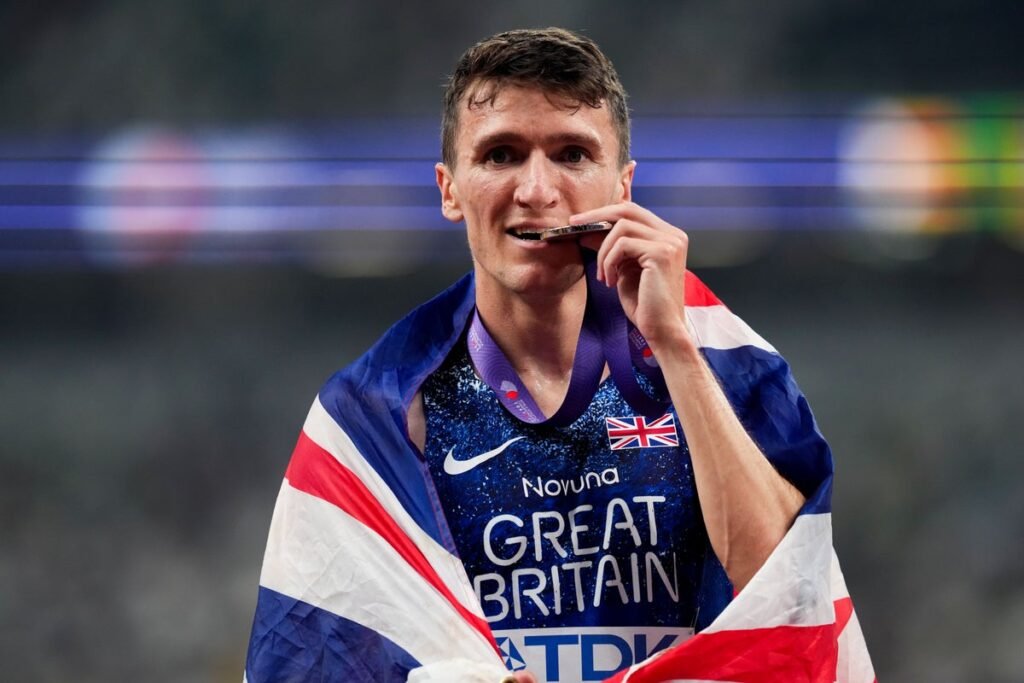 Jake Wightman reveals how he overcame ‘very bleak years’ to land silver medal at World Athletics Championships