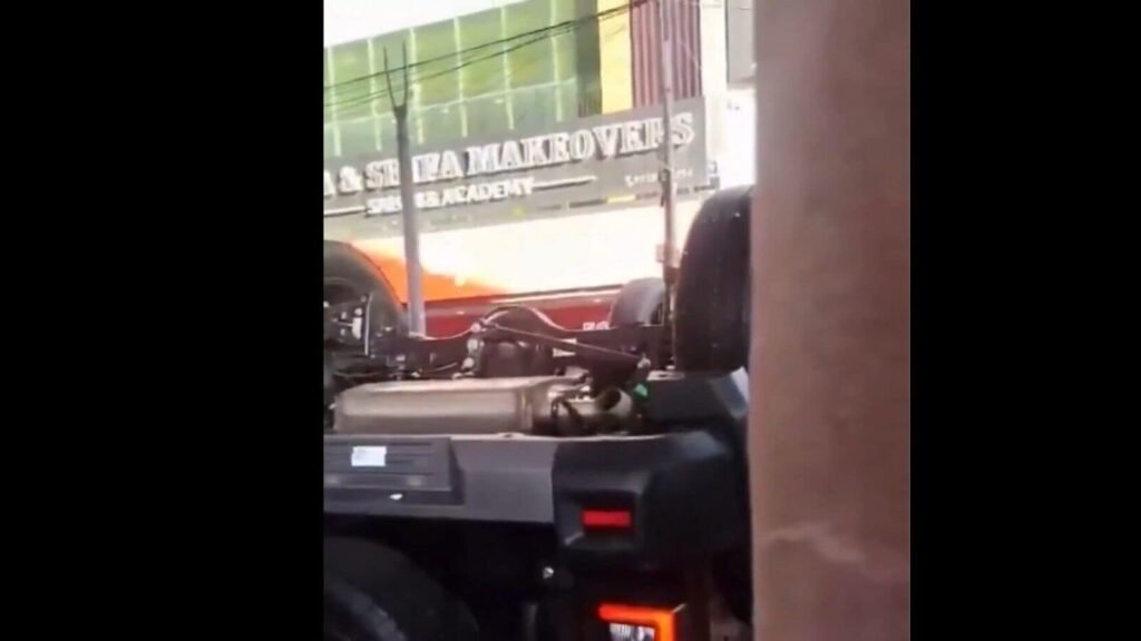 Watch video: Lemon-crushing ritual goes wrong, Mahindra Thar crashes out of Delhi showroom