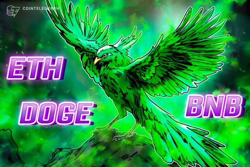 ETH, BNB, DOGE Lead Crypto Market Recovery