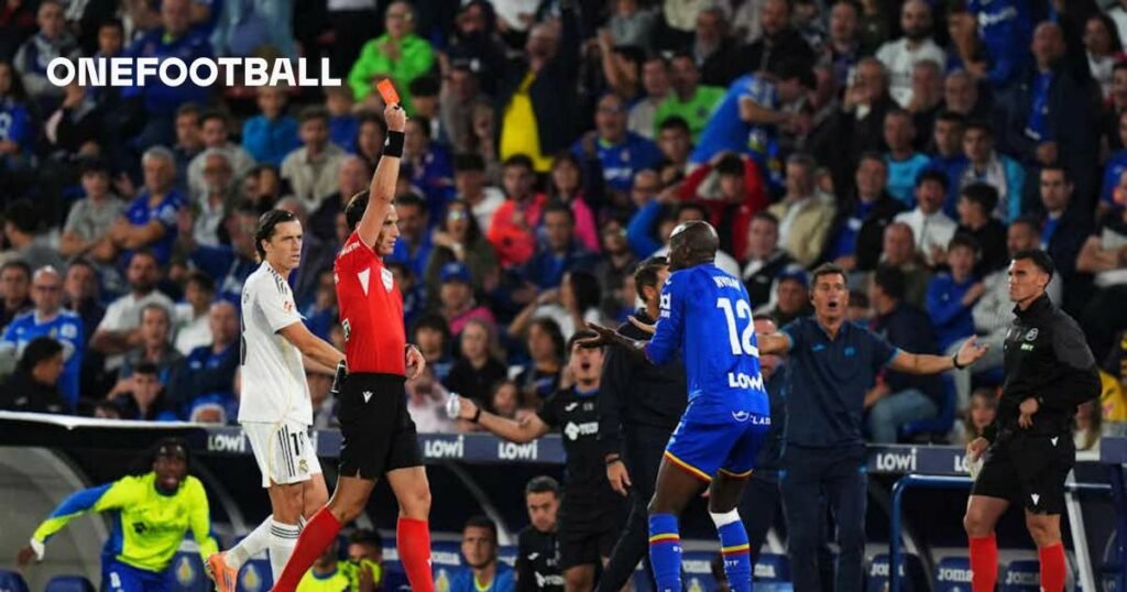 ❌ Foul on Vini Jr, instant red: Real rival sent off in 37 seconds