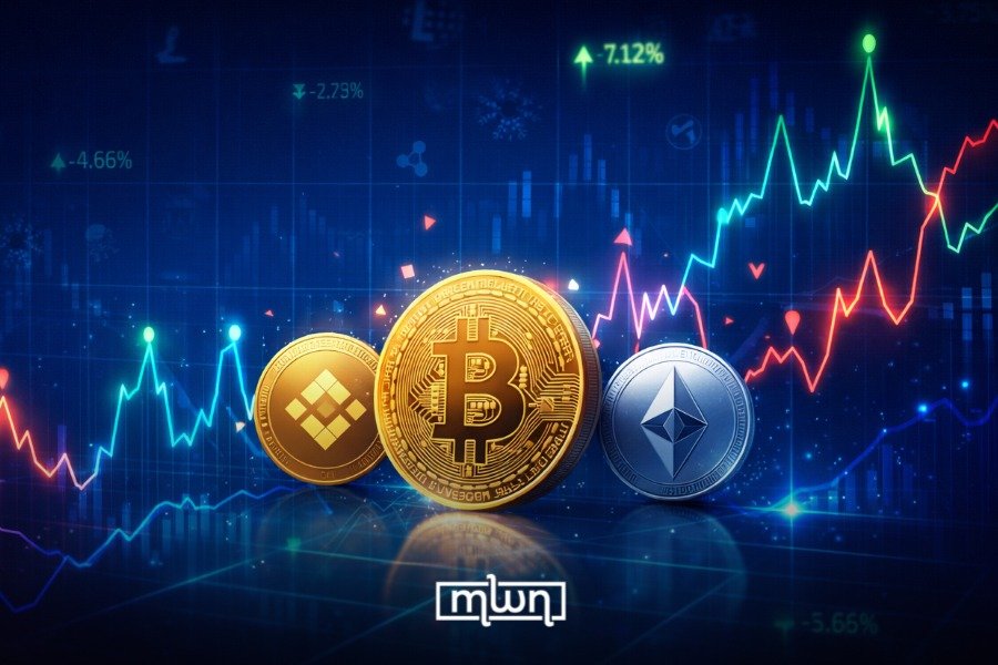 Crypto Trading Volumes Climb to $5.95 Trillion in January as Volatility Returns to Market