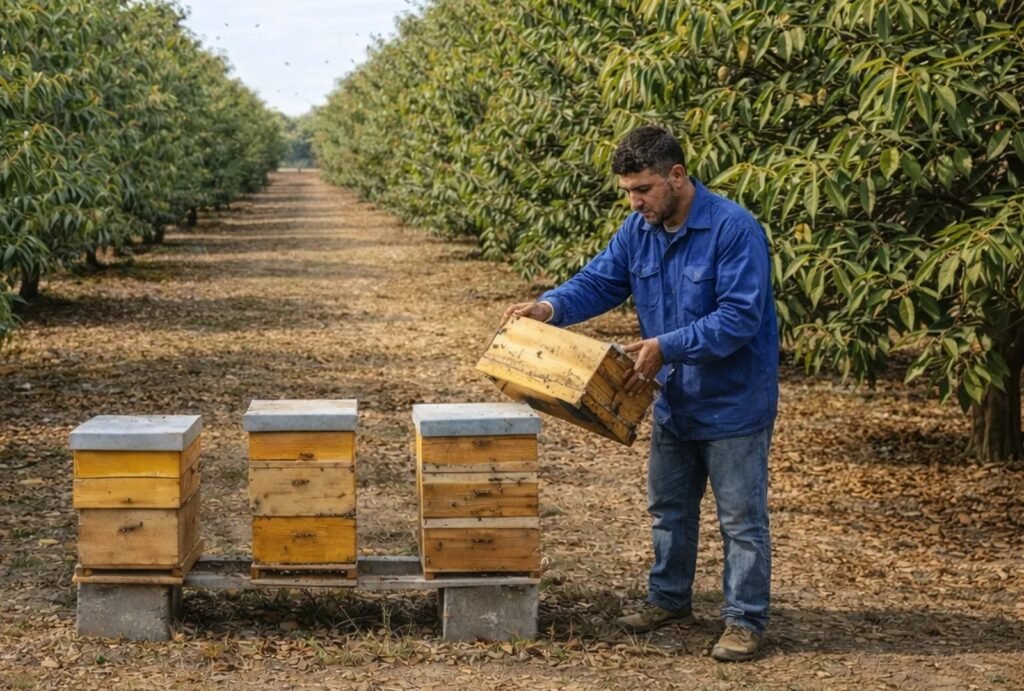 Avocatier : gestion de la pollinisation par les abeilles et bourdons