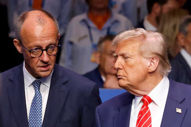 German Chancellor Rushes to Washington for Talks with Trump